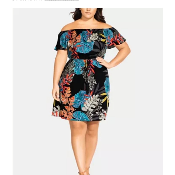 City Chic Dresses & Skirts - NWT CITY CHIC "TAHITI" DRESS SZ 24/XXL